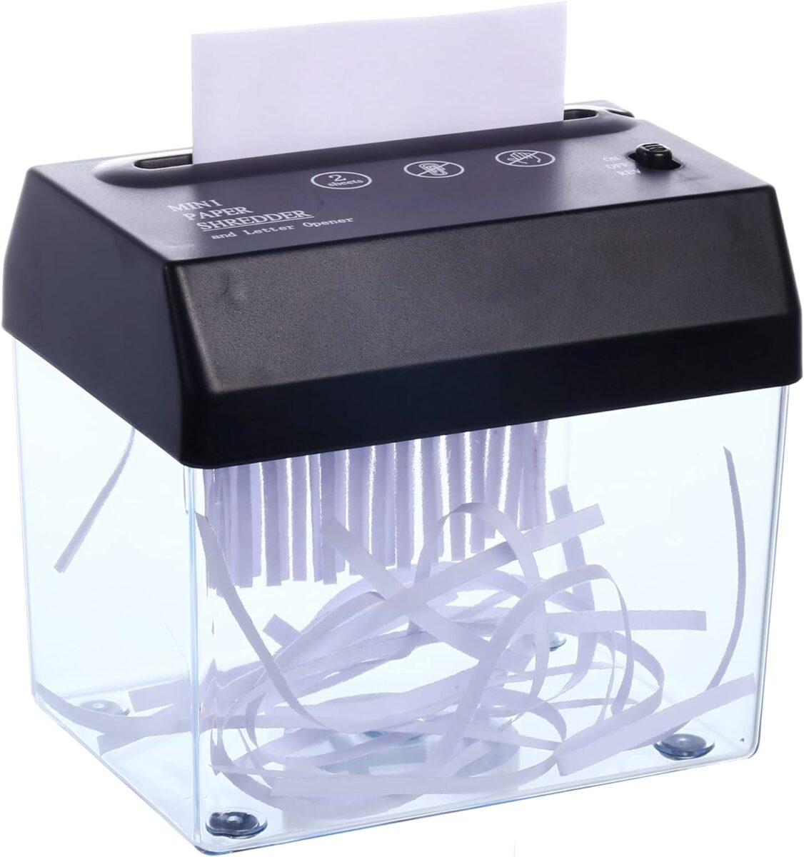 Mini Paper Shredder 2