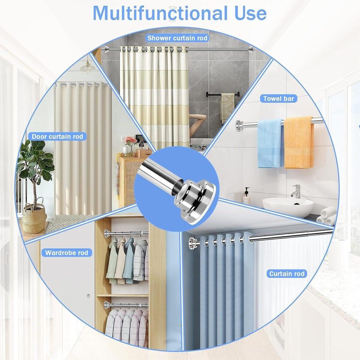 Telescopic Shower Curtain 2