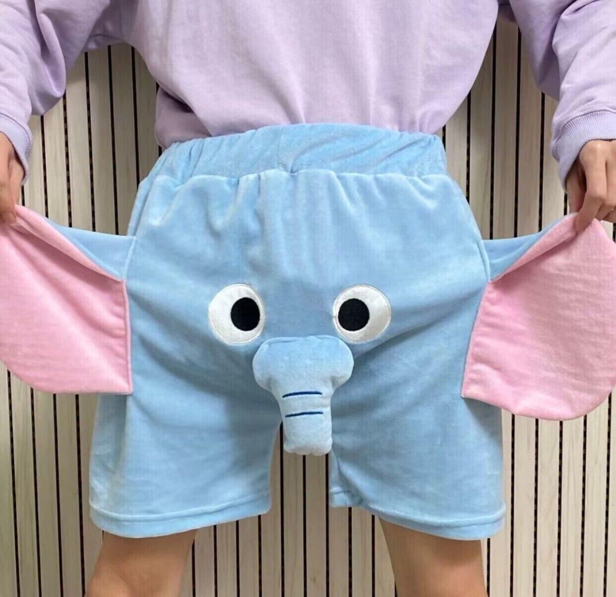 Funny Elephant Shorts 2