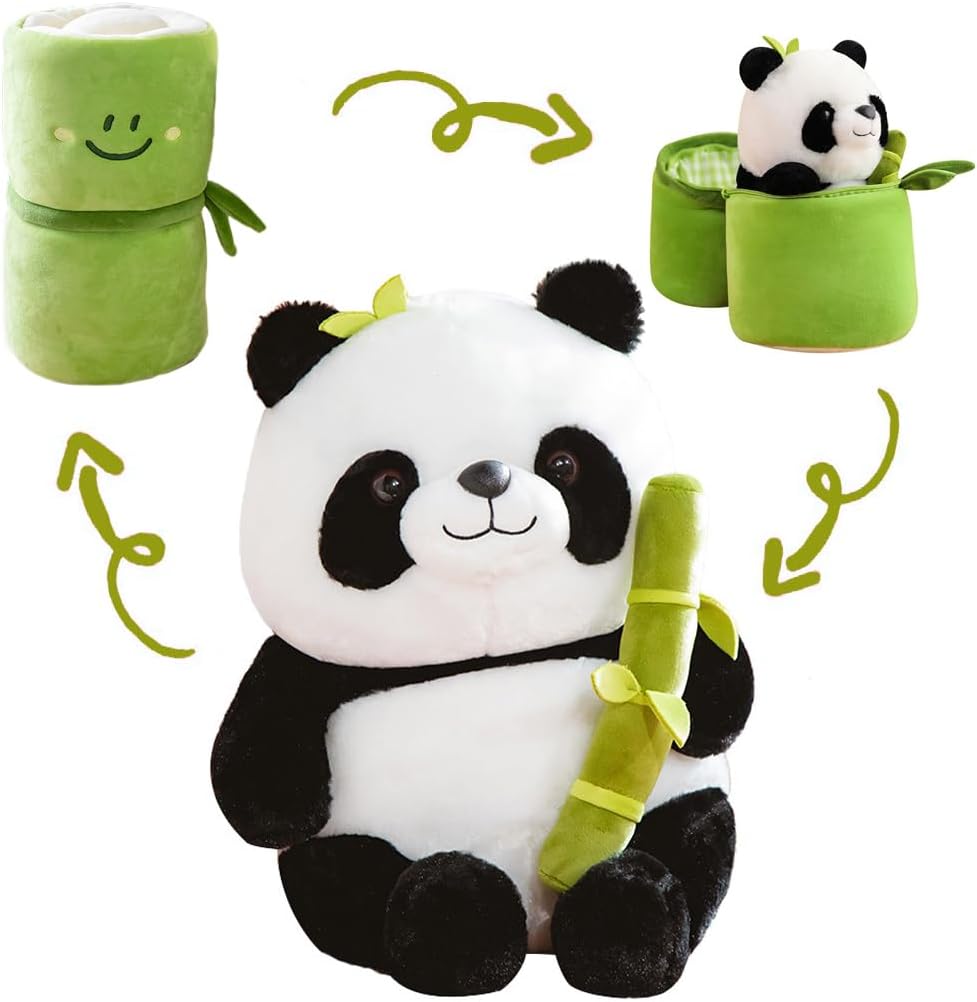 Cute Bamboo Tube Panda 2
