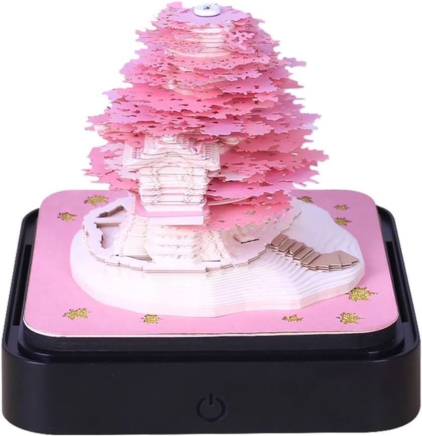 3D Sakura Tree House Memo Pad 2