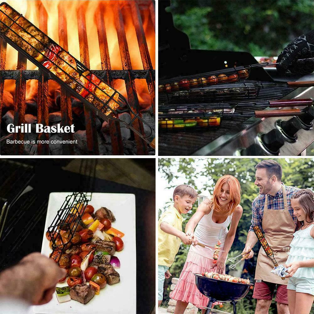 Reusable kabob grill baskets 3