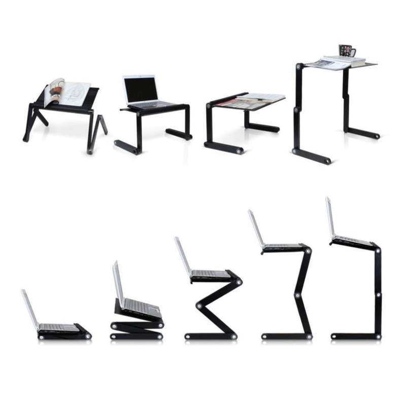 Adjustable ergonomic portable aluminum laptop desk 3