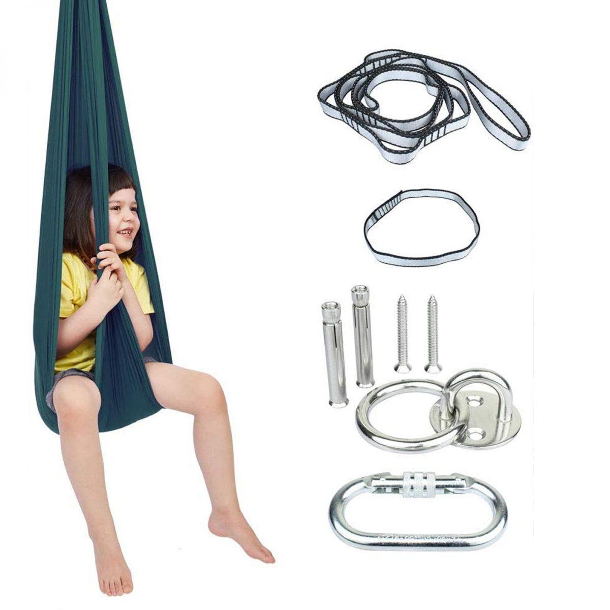 Kids Cotton Swing Hammock 3