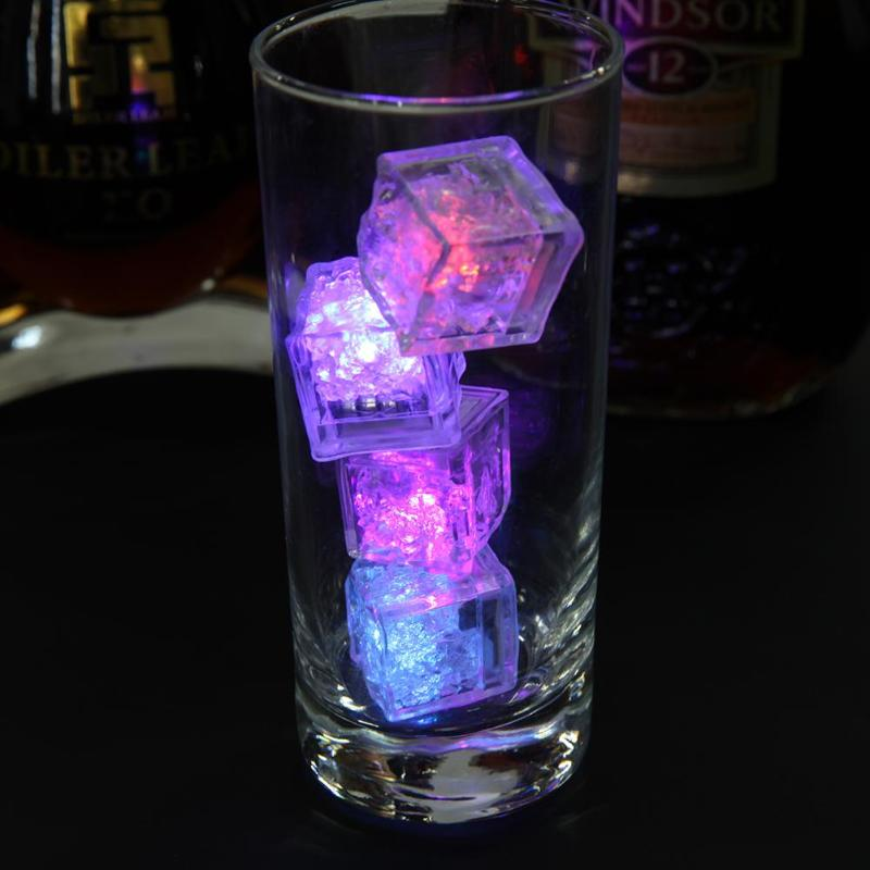 12 Pcs LED Water Activated Ice Cubes 1