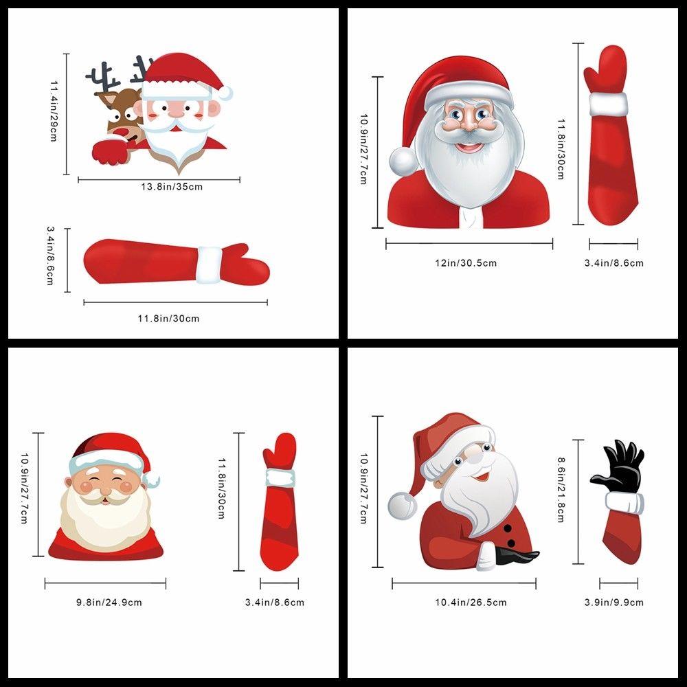 Santa Claus Waving WiperTag with Decal 3