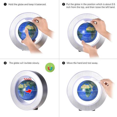 Flotating LED Light Globe 3
