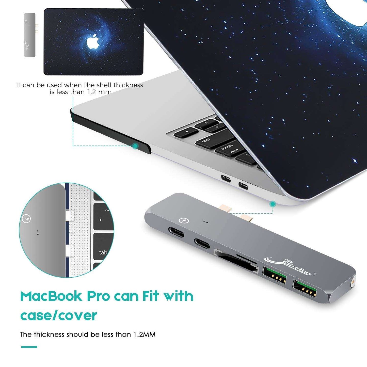 Multiport Usb-c Hub For Macbook Pro 4