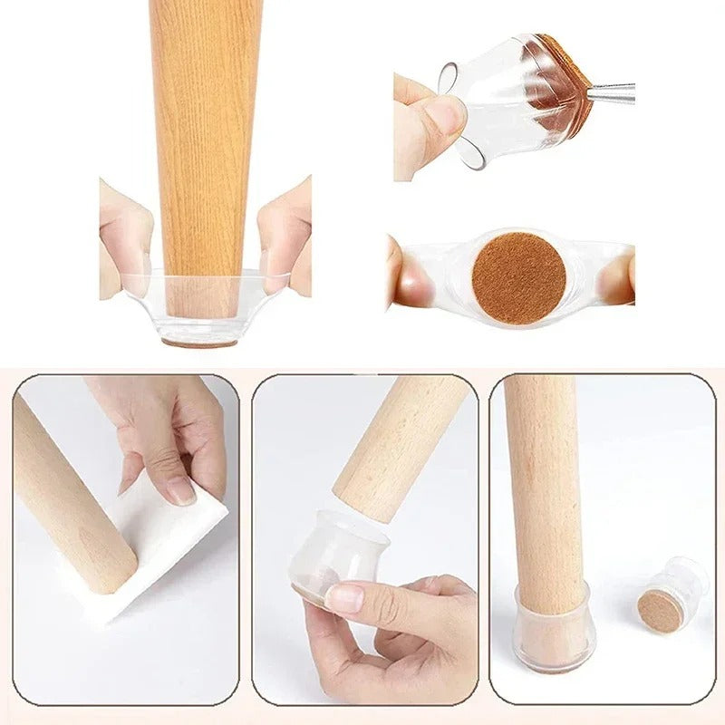 Silicone Chair Leg Caps – Floor Protector Pads 4