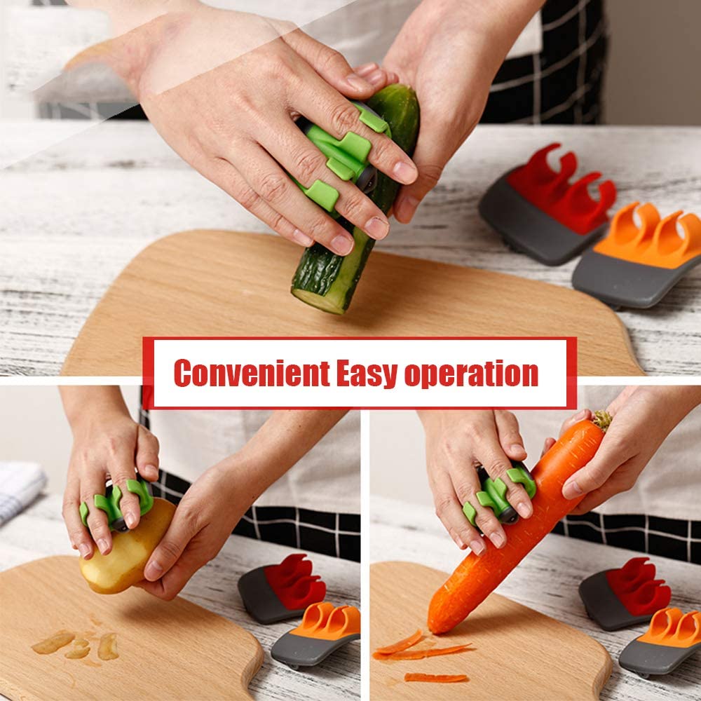 Two Finger Fruit and Vegetable Peeler 4