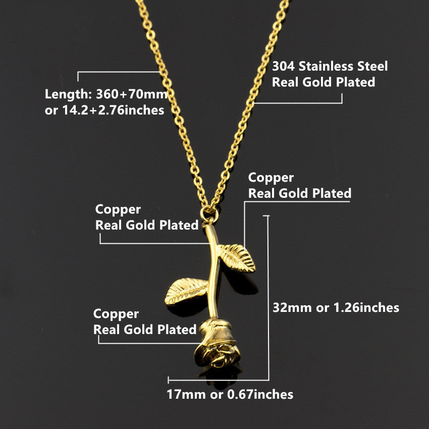 Rose Flower Necklace 4