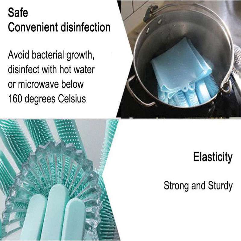 Silicone Scrubbing Gloves 4