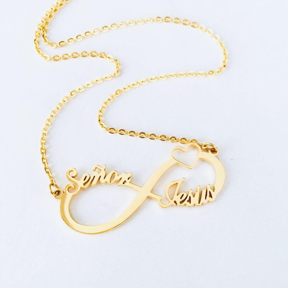 Personalised Infinity Necklace 4
