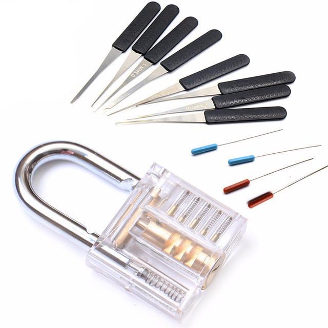 TRANSPARENT PADLOCK SET 5