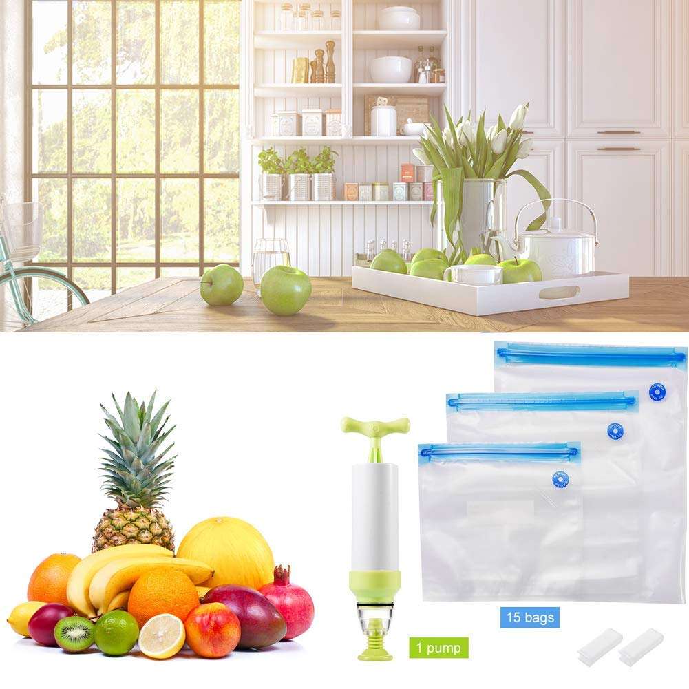 Vacuum Sealer Bags With Pump 5