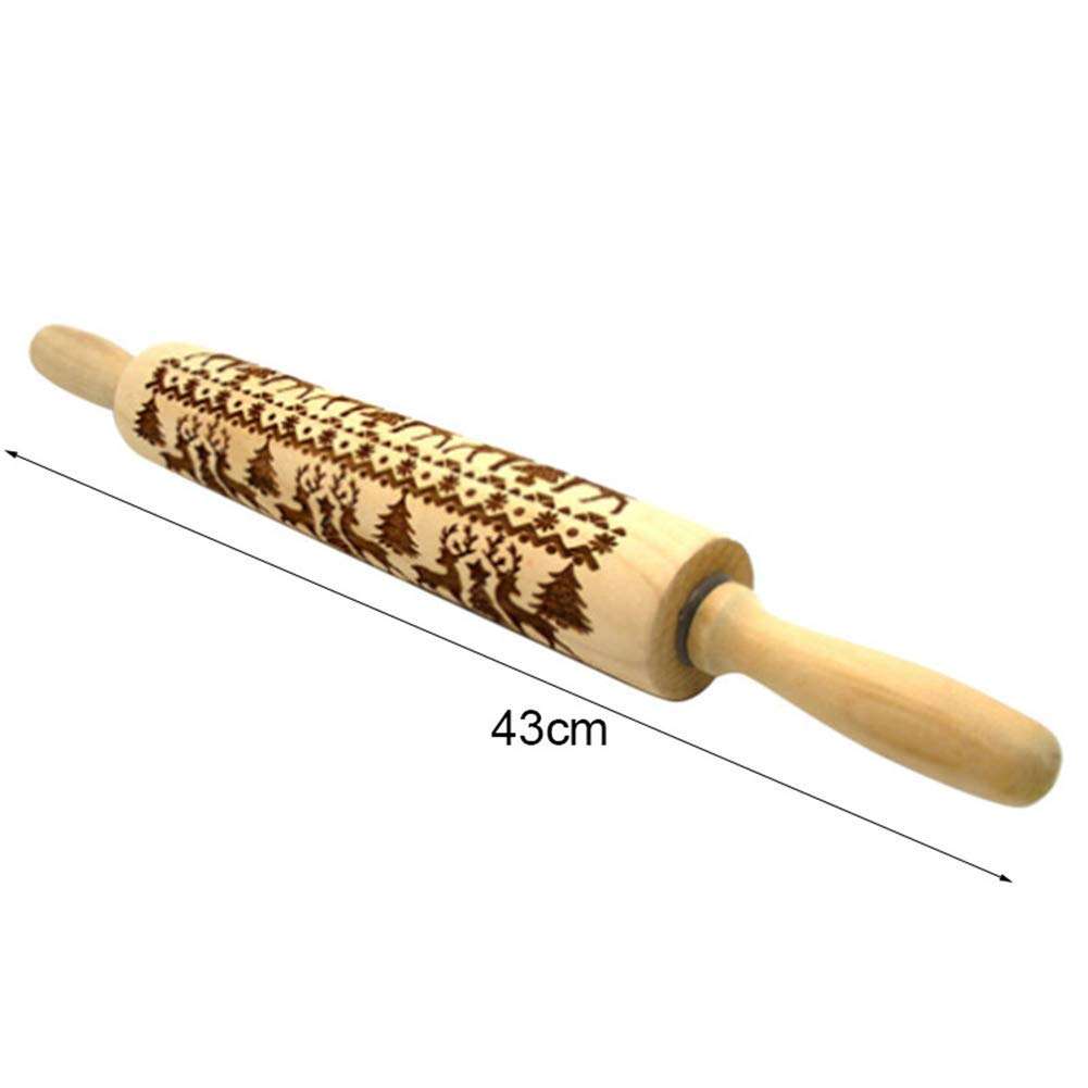 Christmas Embossing Rolling Pin 5