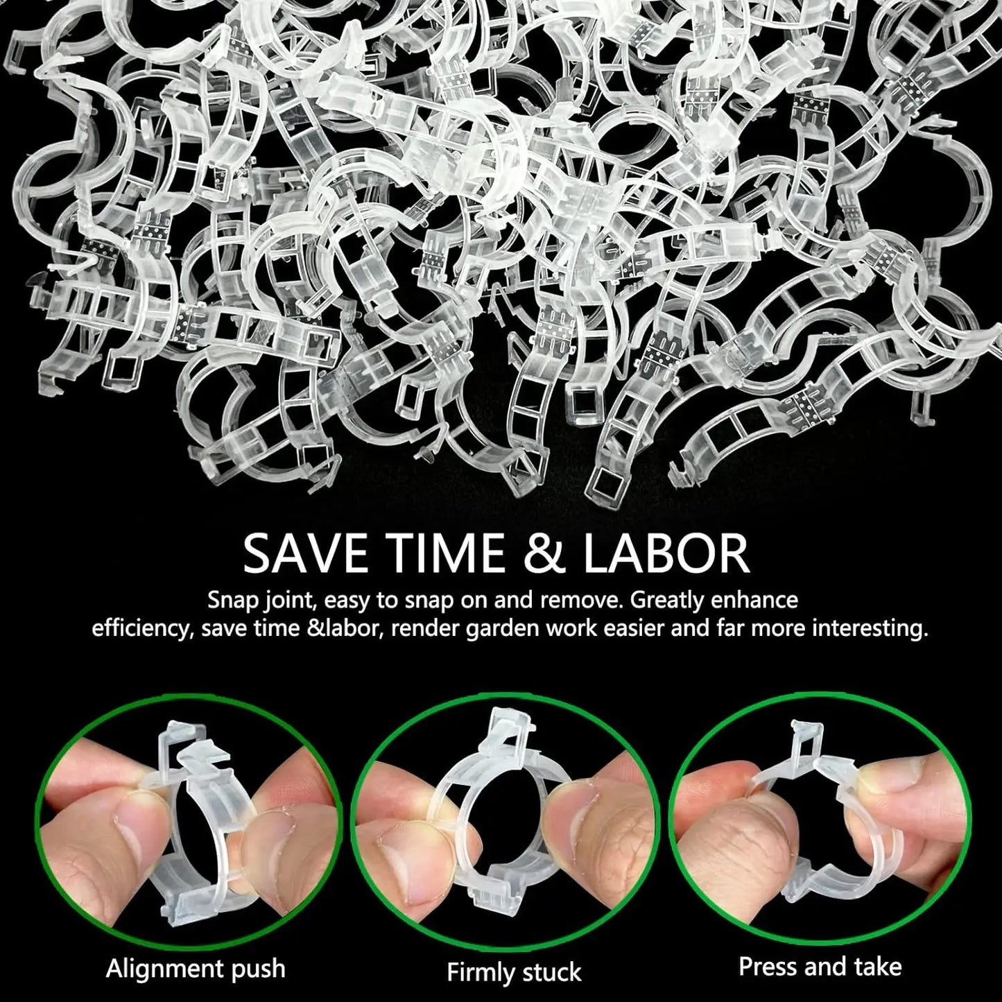Plant Support Clips-100PCS 5