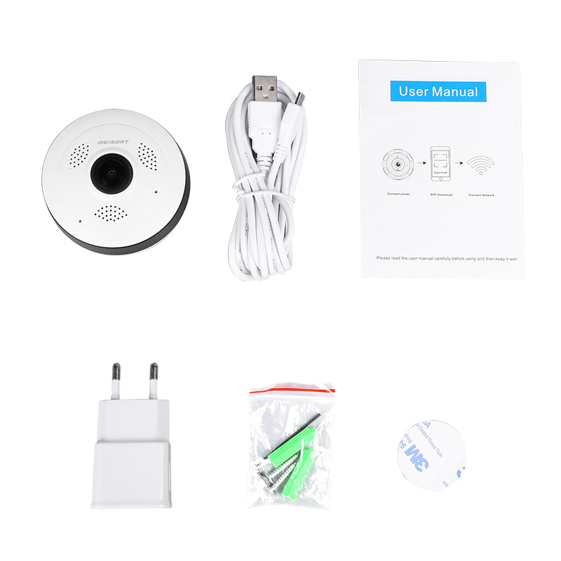 360° Wifi Panoramic Surveillance Camera 5