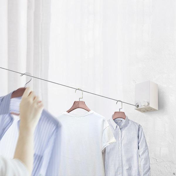 Telescopic Stainless String Invisible Clothesline 5