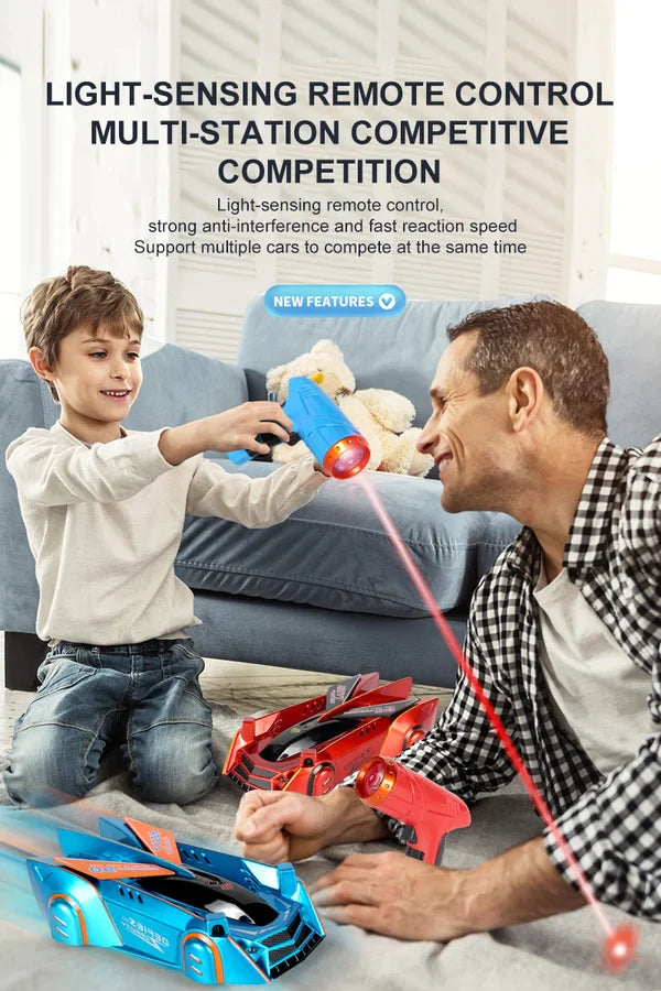 RECHARGEABLE 360° ROTATING LASER GUIDED CAR TOY 6