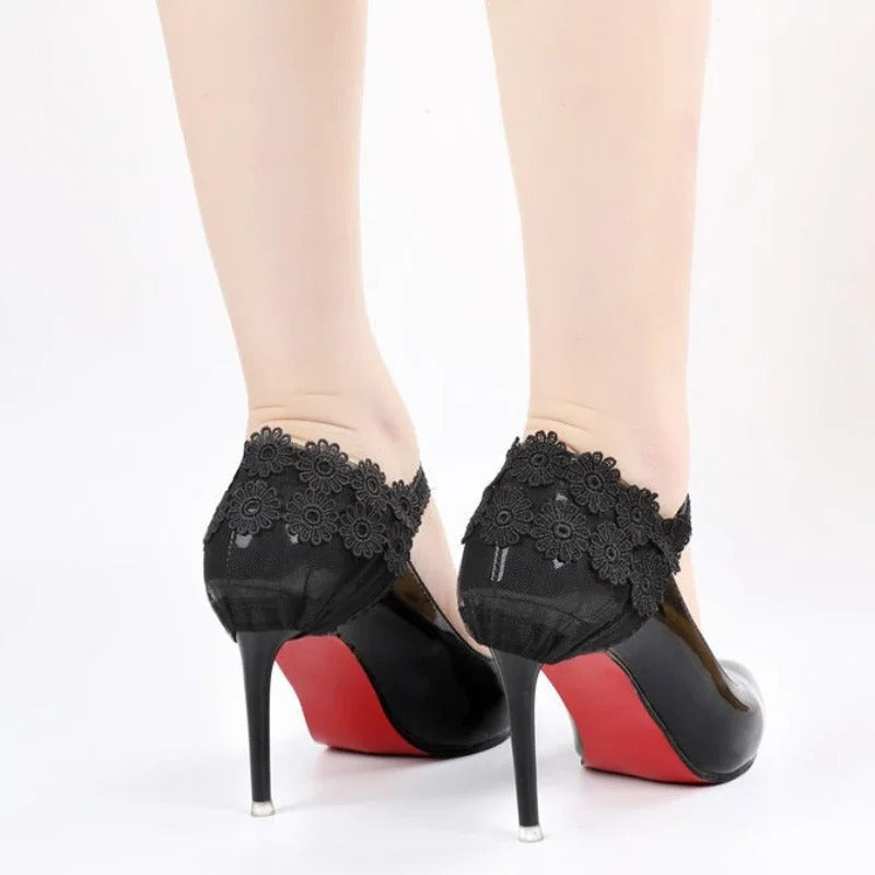 Lace High Heels Shoe Straps 6