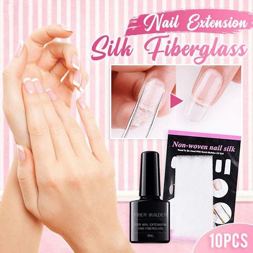 Nail Extension Silk Fiberglass-10PCS 6