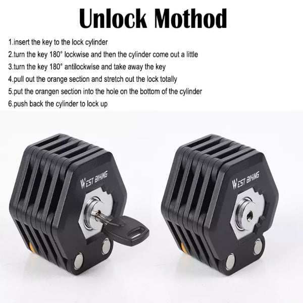 Heavy-Duty Industrial Bike Lock 6