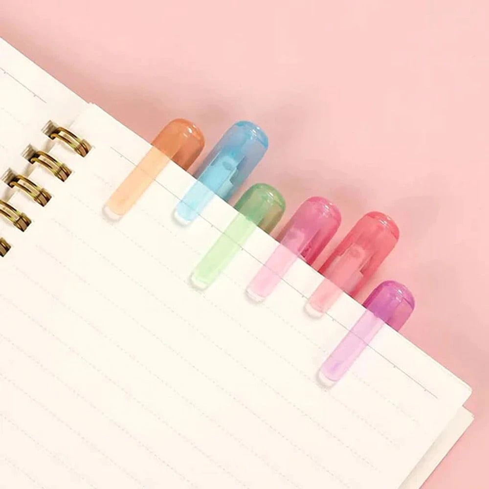 6 Shapes Flownwing Curve Highlighter Flair Pen 6