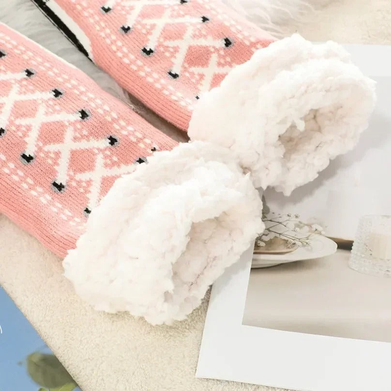 Ultra-thick Cashmere Slipper Home Socks 6