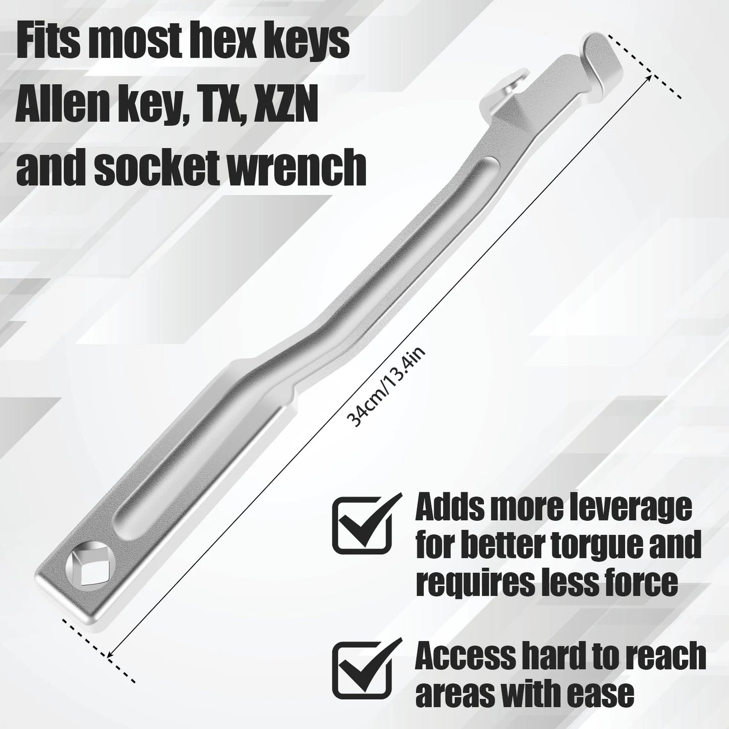 Universal Wrench Extension Tool Torque Wrench Extension Kit 6