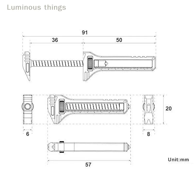 Compact Titanium Multitool 6