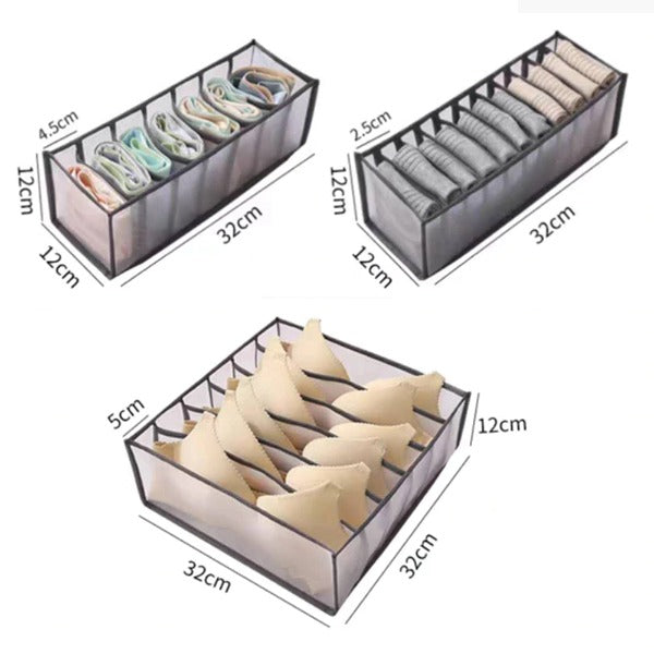 Closet Underwear Organizer- 3 SETS 6