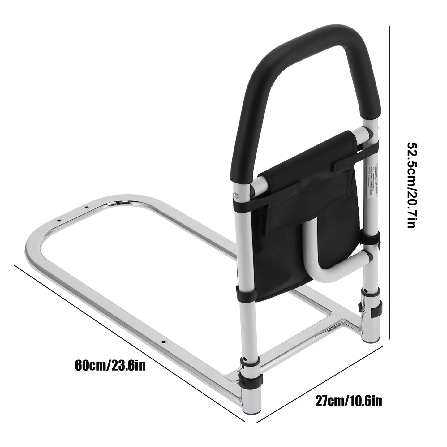 Bed Assist Rail – Safety Guard with Storage Pocket 7