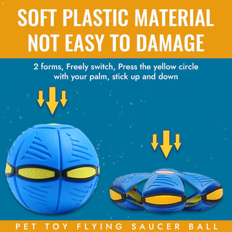 Pet Toy Flying Saucer Ball 7