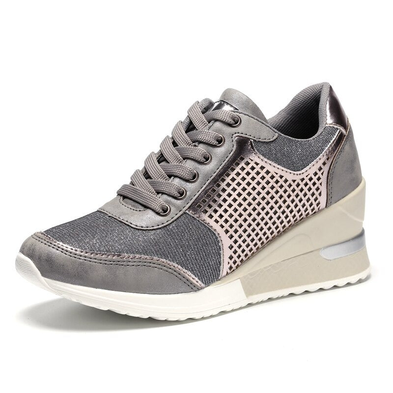 New Trending Fashion High Heeld Wedge Sneakers For Women 1