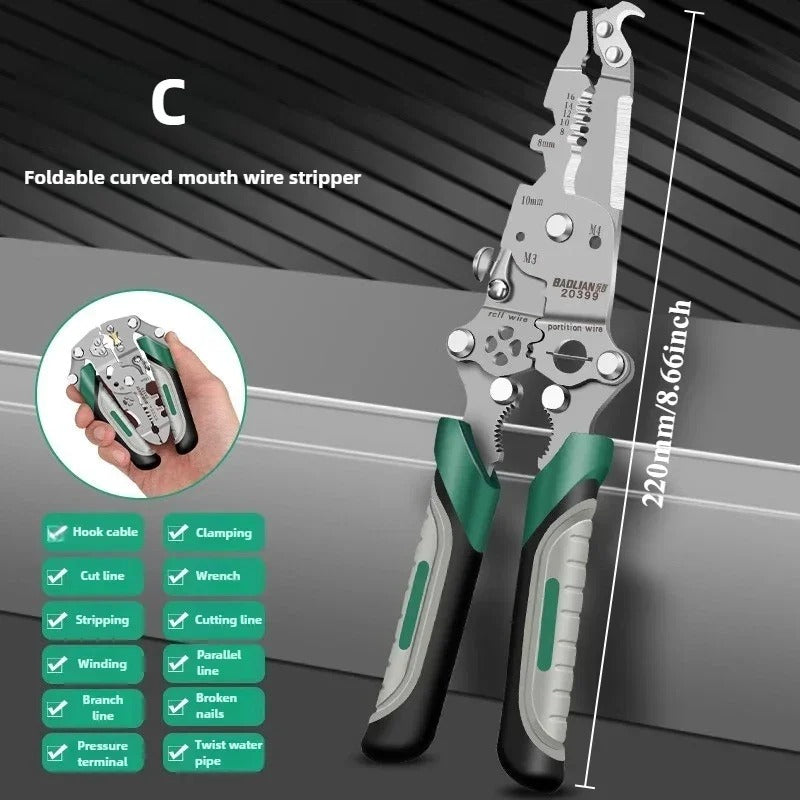 Multifunctional Folding Wire Stripper 8