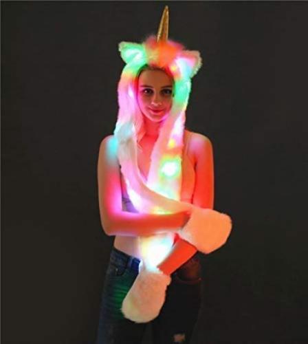 Led Unicorn Fur Hat 1