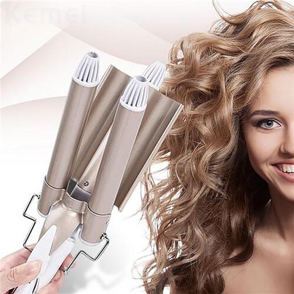 Triple Barrel Hair Curling 1