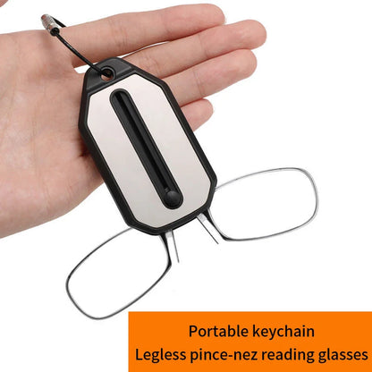 Folding Legless Nose Clip Reading Glasses 10