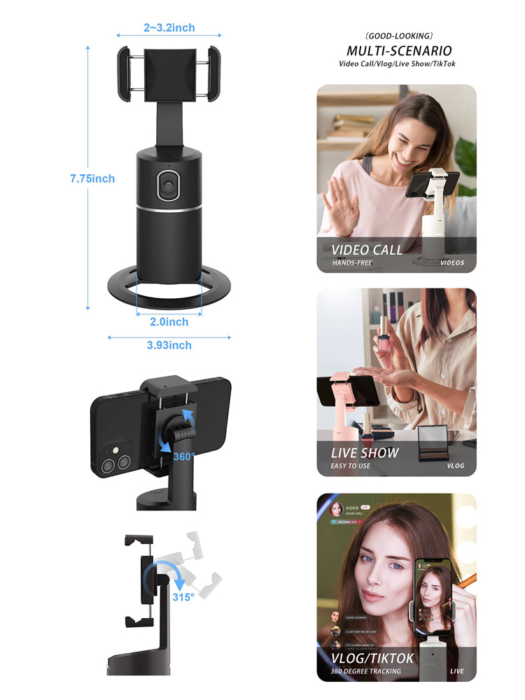 Smart Auto Face Tracking Tripod 10