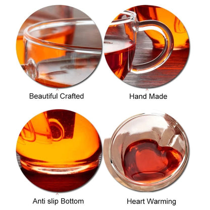 Heart Shaped Double Walled Insulated Cup 10