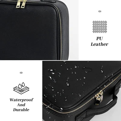Makeup Organizer Bag With LED Mirror 10