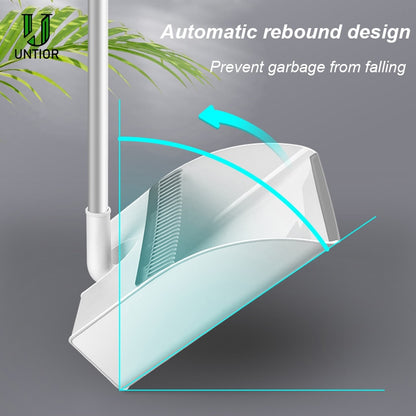 Stainless Steel Built-In Comb Rotating Broom 10