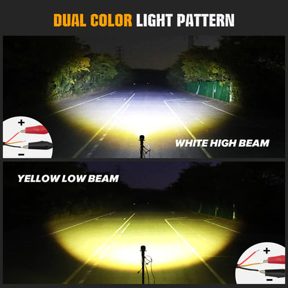 3inch Dual Beam Square Car Fog Light Pods 10