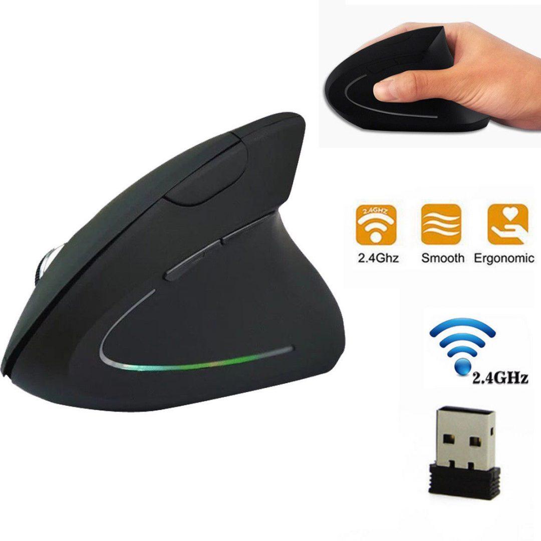 VertErgo Ergonomic Vertical Wireless Mouse 10