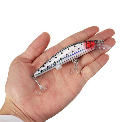 USB Rechargeable LED Twitching Fish Lure 10
