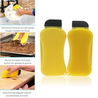 3-in-1 Silicone Cleaning Sponge 11