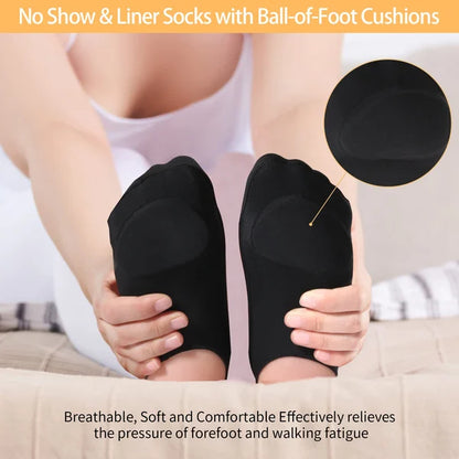 Sock-Style Ball of Foot Cushions for Women (3 Pairs) 11