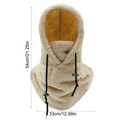 Winter Outdoor Sherp Hooded Sports Windproof Mask 11