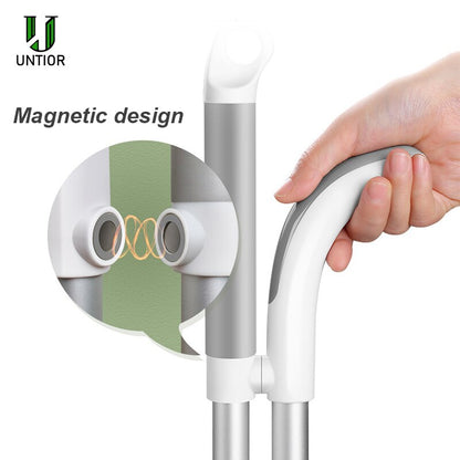 Stainless Steel Built-In Comb Rotating Broom 11